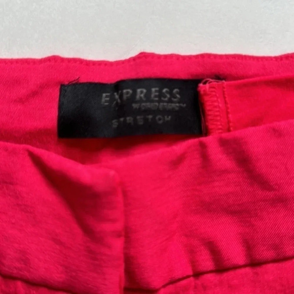 Express brand stretch hot pink Capri pants size 11/12 - Picture 4 of 7
